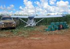 Gefron apreende meia tonelada de cloridrato de cocaína após queda de aeronave em MT