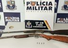 Polícia Militar apreende duas armas de fogo em residência de Canarana