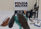 Polícia Militar apreende animais silvestres abatidos e pescado irregular em Campinápolis