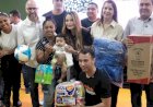 Primeira-dama de MT e Setasc entregam cestas de alimentos, cartões e serviços gratuitos em Primavera do Leste