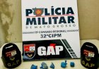 Polícia Militar de Nova Xavantina prende dois faccionados por tráfico de drogas durante “Operação Tolerância Zero”