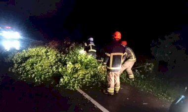 Fortes vendavais em Campinápolis danificam casas e comércios