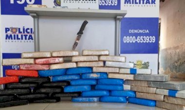 PM e PRF prendem trio transportando 47 tabletes de entorpecentes no Araguaia