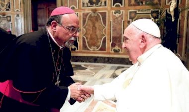 Bispo de Barra do Garças se reúne com Papa Francisco em Roma