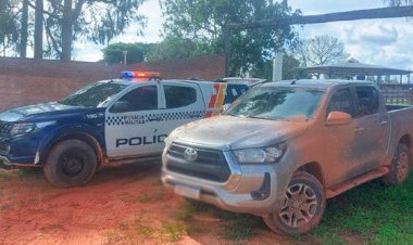 Homem é preso e Hilux furtada em General Carneiro - MT é recuperada