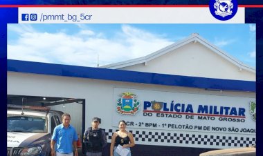 Polícia Militar apoia Oficiais de Justiça na apreensão de veículo na zona rural em Novo São Joaquim