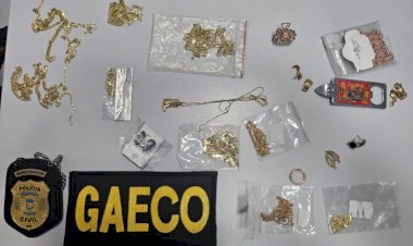 Gaeco prende mulher e recupera mais de R$ 15 mil em joias furtadas em Barra do Garças