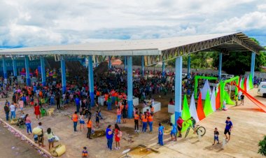 Prefeitura de Campinápolis realiza evento em comemoração à Páscoa para as crianças