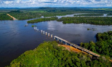 Obra da maior ponte de Mato Grosso atinge 43,91
