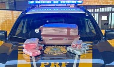 Passageira de ônibus é presa com mais de 6 quilos de drogas na BR-070, em Barra do Garças