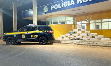 Dupla é presa transportando 460 tabletes de supermaconha em caminhão na BR-070