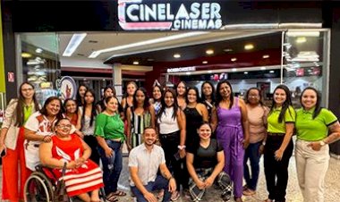 Sicredi Araxingu e Cine Laser de Barra do Garças promovem sessão de cinema para alunas do programa Mulheres Mil do IFMT