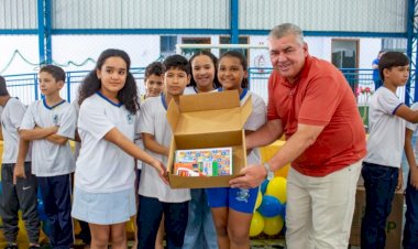 Prefeitura de Barra do Garças inicia entrega de kits escolares aos alunos da rede municipal de ensino