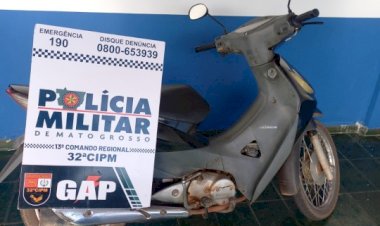 Fuga, direção perigosa e moto adulterada terminam em prisão durante operação em Nova Xavantina