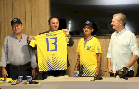 Sandro Saggin e deputado Barranco defendem reativação do Barra Esporte Clube