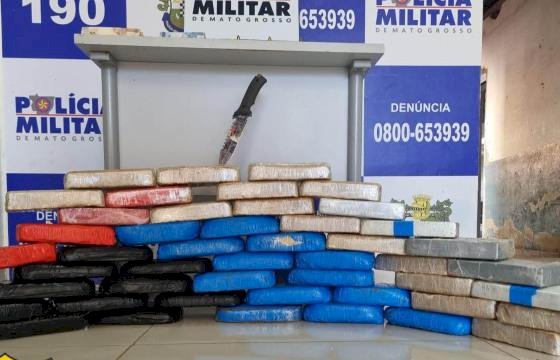 PM e PRF prendem trio transportando 47 tabletes de entorpecentes no Araguaia