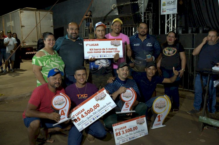 Equipes de General Carneiro e Nova Xavantina foram destaques no 3º Festival de Pesca de Campinápolis