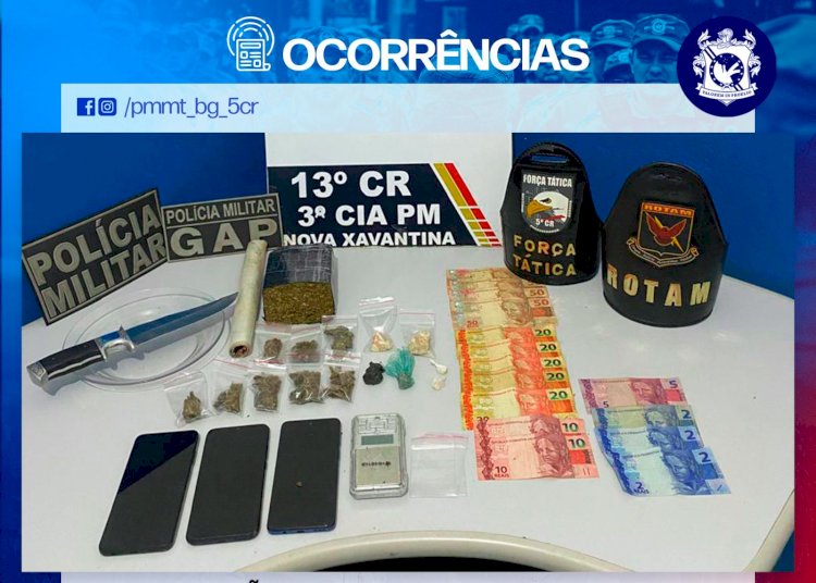Operação ‘Recens Satus’ apreende 3 traficantes em Nova Xavantina