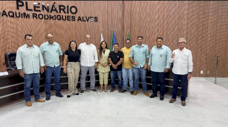 Câmara realiza posse do vice-prefeito para exercer a função de prefeito em exercício em Novo São Joaquim