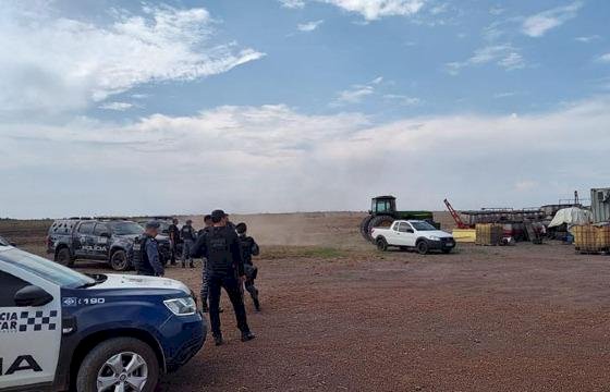Polícia Militar impede a 54ª invasão de terras em MT e prende um homem em flagrante em Cocalinho