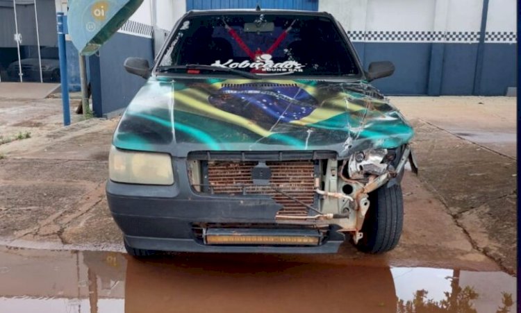 Menor furta veículo e acaba apreendido pela Polícia Militar na região do Araguaia