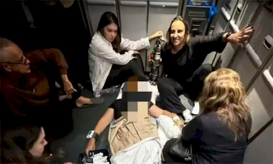 Médica de MT reanima idosa que sofreu parada cardíaca dentro de voo para os EUA