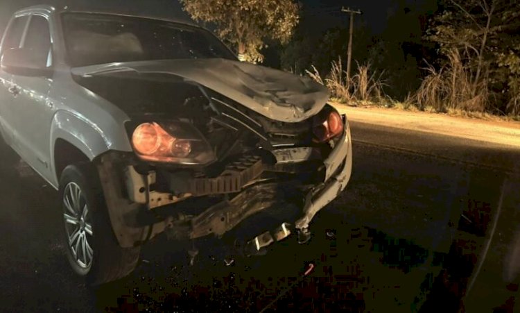 Motociclista morre ao ser atingido por caminhonete na BR-070