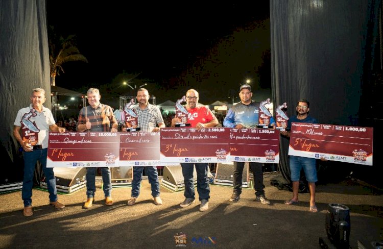 Morador de Novo São Joaquim foi o grande campeão do 18º Festival de Pesca da Cachoeira da Fumaça; vídeo