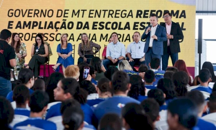 Governo de MT entrega mais uma escola moderna e equipada para atender mais de mil estudantes