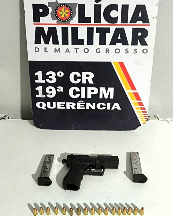 Polícia Militar prende homem por porte ilegal de arma de fogo em Querência