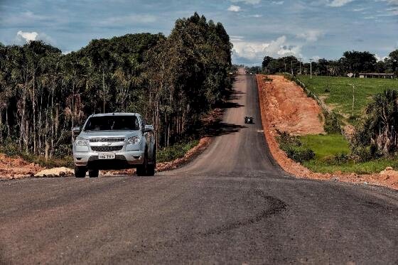Avanço na MT-448 em Novo São Joaquim: projeto de asfaltamento de 57 km é autorizado para análise pelo Governo de MT