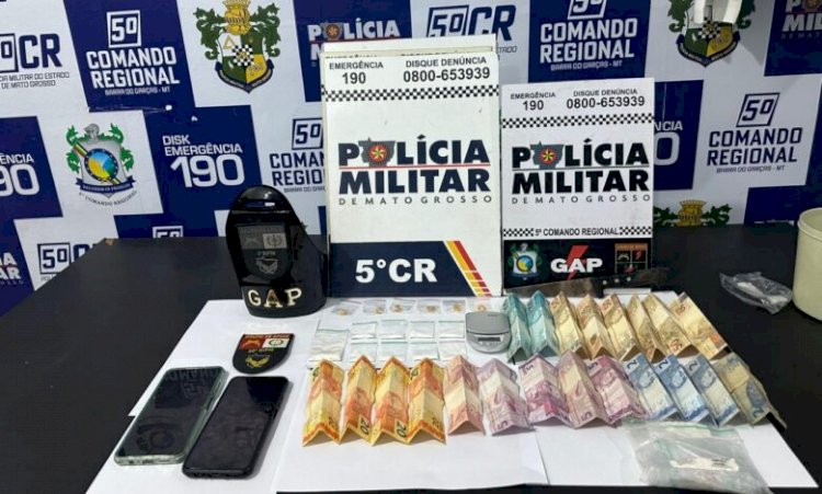 Crianças expostas ao tráfico: Polícia Militar apreende drogas e conduz suspeitos em Barra do Garças